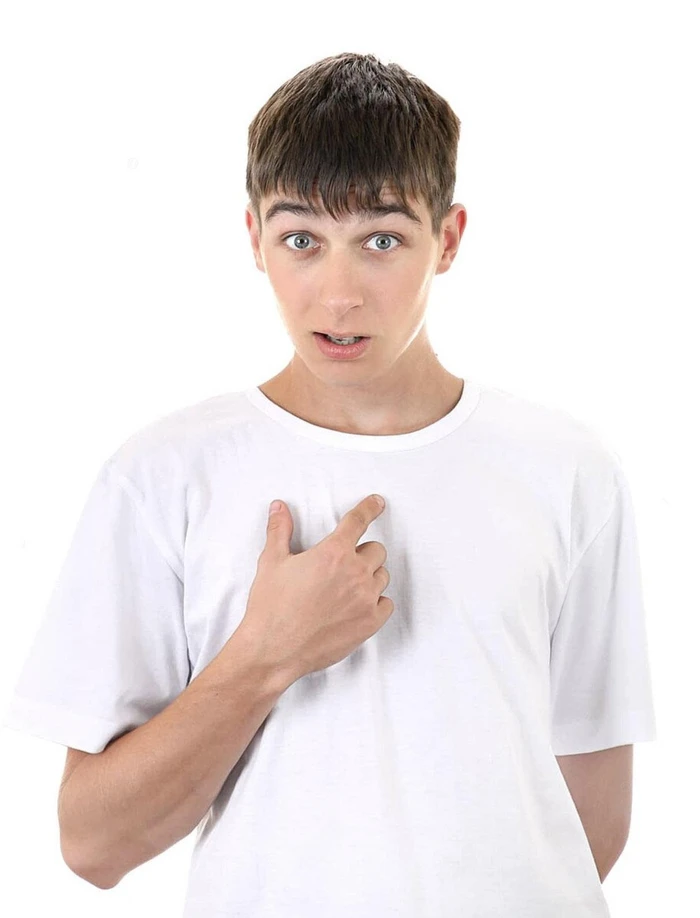 Guy Pointing at Himself