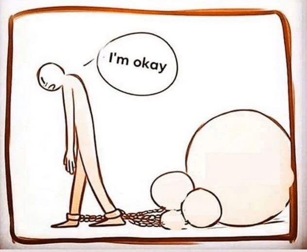 The Truth Behind I'm Okay (Blank Template)