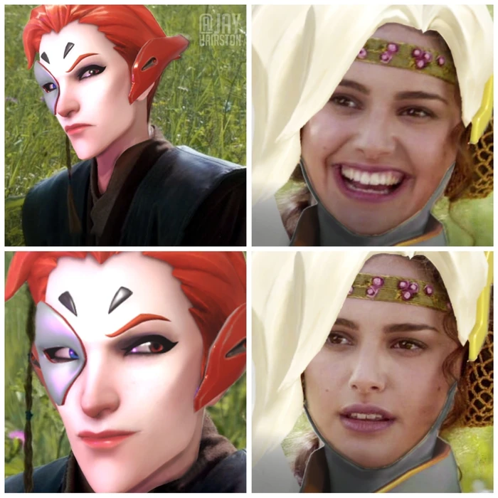 Anakin and Padme 4-Panel