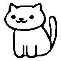 Neko Atsume Lineart