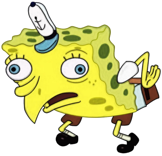 Mocking SpongeBob