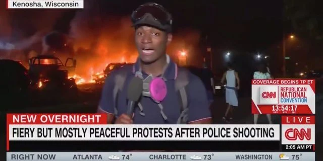 CNN Fiery But Mostly Peaceful Protests Parody