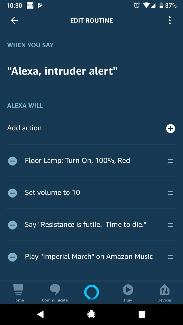 Alexa Intruder Alert