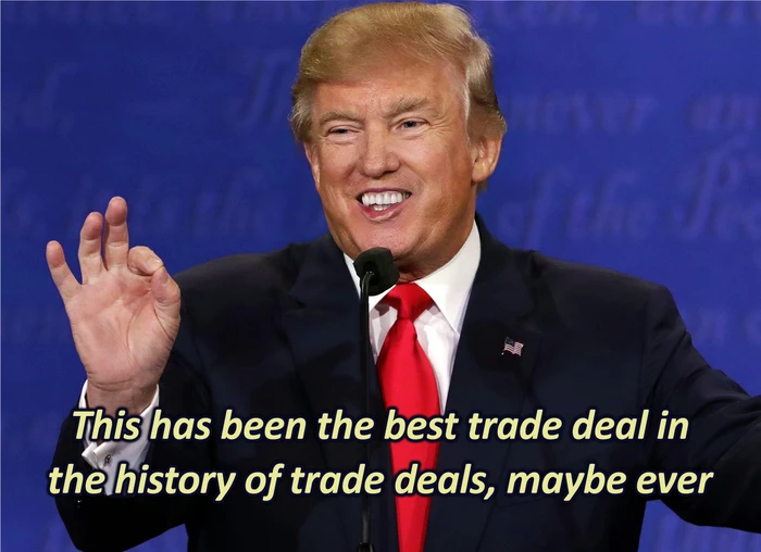 Antimeme - Happy Trump: The Best Trade Deal